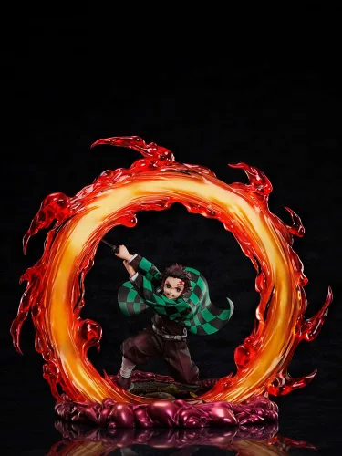 Miniatura 3 de Aniplex Demon Slayer: Kimetsu no Yaiba 1/8 Tanjiro Kamado Estatua 11.0 in