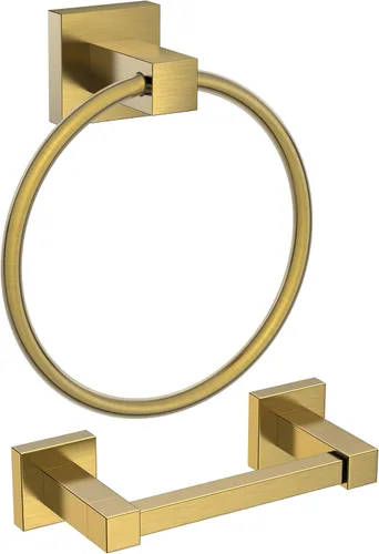 Miniatura 21 de FORIOUS Soporte de pared para papel higiénico, SUS304 de acero inoxidable con doble poste giratorio para rollo de papel higiénico y juego de anillos