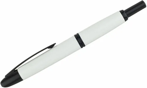 Miniatura 3 de Pilot Namiki Vanishing Point - Pluma estilográfica, blanco y negro, punta de 1.1 puntas de 18 quilates