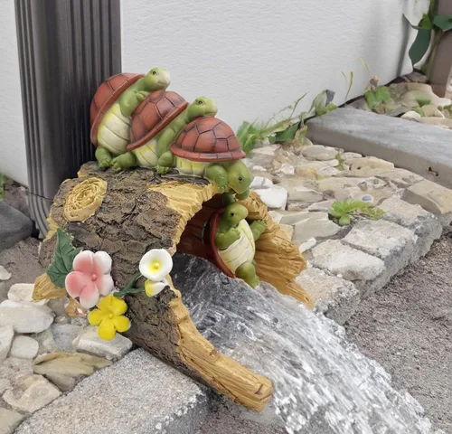 Miniatura 13 de coolboy Desviador de canaleta de escultura de pájaro, lluvia, extensión de canaleta Deco Downspout, desviador extensor de canalón de resina