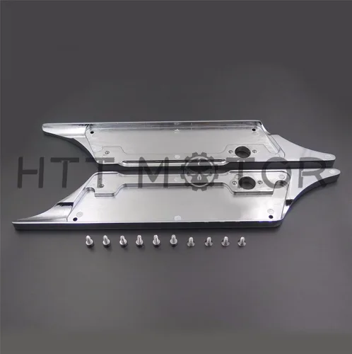 Miniatura 4 de Funda de pestillo para alforja compatible con H-D Touring 1993-2013, funda de pestillo de billete grabada en cromo con llama