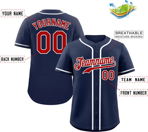 Miniatura 88 de Camisetas deportivas de jersey de béisbol personalizadas, nombre del equipo, número de logotipo, regalo para fanáticos adultos y jóvenes