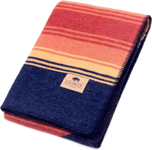 Miniatura 16 de Chubbuck - Manta de lana 100% para campamento (60 x 84 pulgadas), mantas grandes y cálidas para campamento, emergencias, conciertos al aire libre