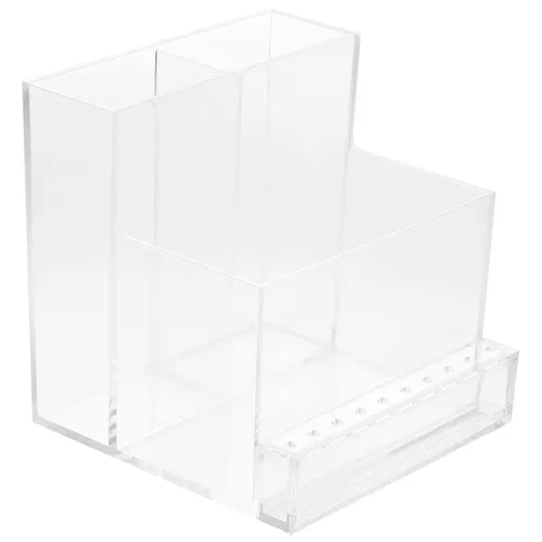 Miniatura 12 de 1 unid Display Tools Case Holder Stand Polishers Bottle Professional Nail Pulidor Base Manicura Cabeza de Plástico Lápiz Labial Rack Mujeres Pulido