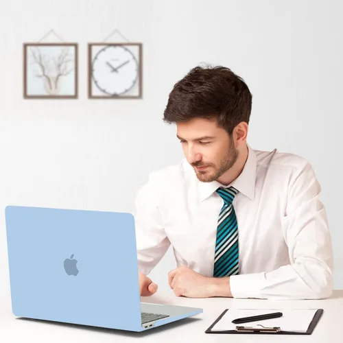 Miniatura 6 de B BELK Funda compatible con MacBook Air de 13 pulgadas 2022 2021 2020 2019 2018 A2337 M1 A2179 A1932 Touch ID, carcasa rígida de plástico mate