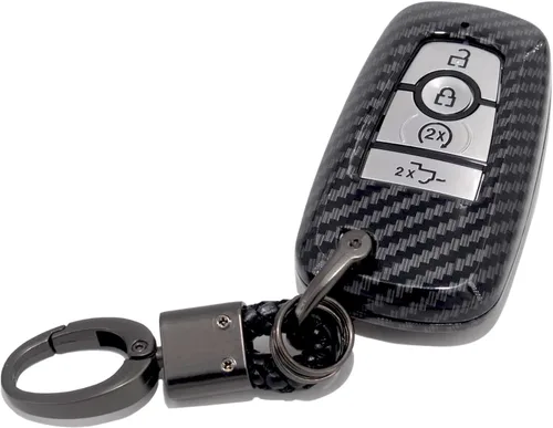 Miniatura 7 de Funda de llavero remoto inteligente ABS de 3, 4, 5 botones, para Ford Mustang Explorer Edge Fusion Bronco Mondeo F150 F250 F350 F450 F450 F550 Whit