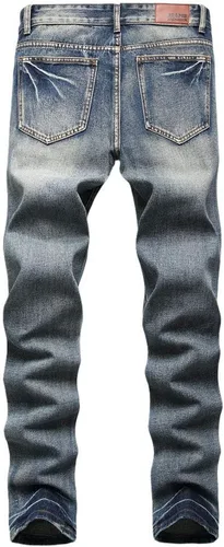 Miniatura 2 de AITITIA - Jeans rasgados de ajuste estándar para hombre
