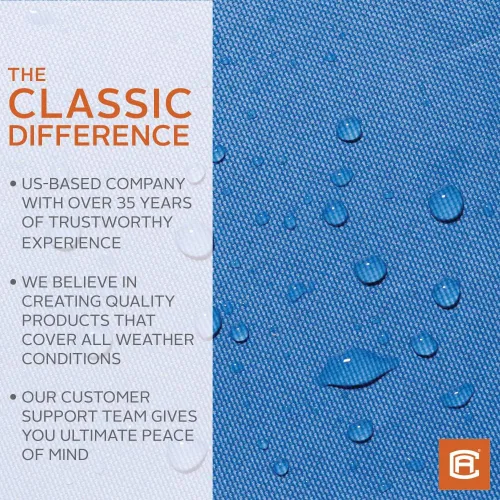 Miniatura 5 de Classic Accessories Stellex - Funda para embarcación personal, Jet Ski, tejido de poliéster, resistente a la decoloración, color azul, Azul, L