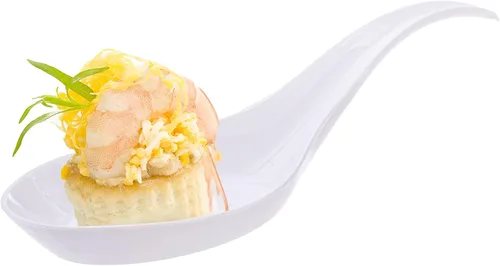 Miniatura 2 de Kingrol 200 cucharas de plástico para aperitivos, cucharas de degustación desechables para postres, aperitivos, sopas, sushi, salsas para sumergir