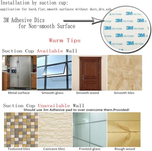 Miniatura 7 de JiePai Ganchos con ventosa al vacío, ganchos para toallas de baño, ducha, soporte para toallas de pared, organizador de toallas para cocina