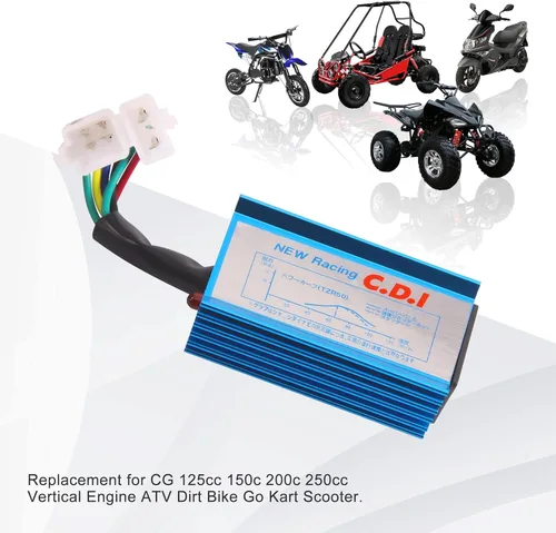 Miniatura 5 de GOOFIT AC 6 Pin Racing CDI caja para CG 125cc 150c 200c 250cc motor vertical ATV Dirt Bike Go Kart Scooter motocicleta