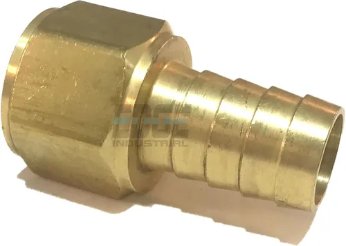 Diámetro de manguera de 3/4 pulgadas a hembra NPT FNPT FNPT de latón recto para combustible, aire, agua, aceite, gas, WOG (cantidad 01)
