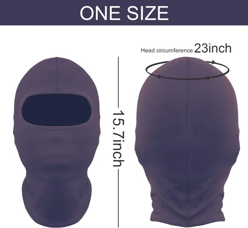 Miniatura 5 de Ski Mask for Men Women, Balaclava Face Mask Men,Pooh Shiesty Mask,Full Face Mask UV Protection Outdoor Sports