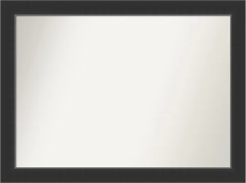 Miniatura 167 de Amanti Art Espejo personalizado, espejo de baño negro Astor, espejo de pared o espejo de tocador de baño sobre el fregadero (25 x 25 pulgadas)