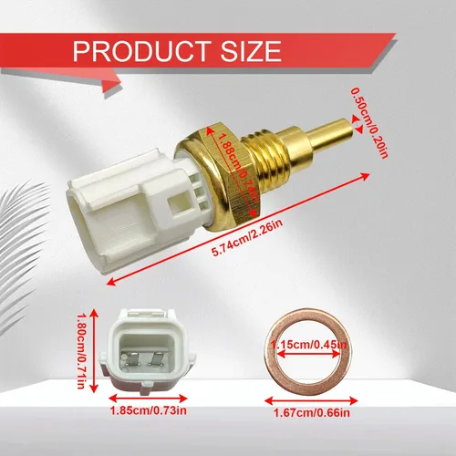 Miniatura 2 de Sensor de temperatura del refrigerante del motor, Reemplazo# 8942206010 Compatible con Lexus ES300h GS460 LS600h Toyota 4Runner Tacoma Camry Corolla