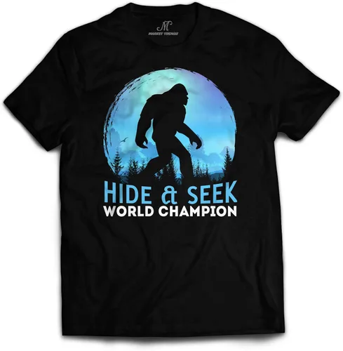 Miniatura 3 de Bigfoot Hide and Seek Shirt Bigfoot Camisetas para hombre Regalos de Bigfoot para hombres