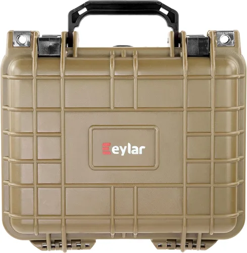 Miniatura 9 de Eylar Pequeño engranaje profundo de 10.62", equipo, estuche rígido para cámara impermeable con espuma (negro) estándares TSA