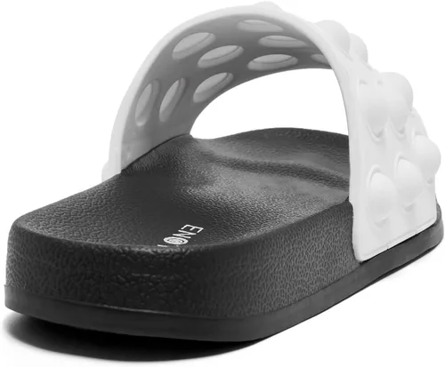 Miniatura 6 de Engtoy Sandalias para niños y niñas, unisex, ligeras, antideslizantes, puntera abierta, cómodas, para ducha, playa, divertidas sandalias