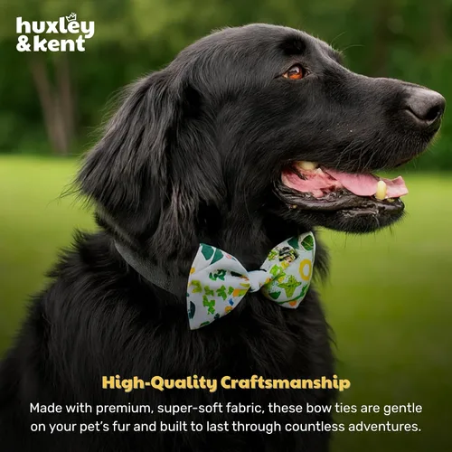 Miniatura 7 de Huxley & Kent Pajarita para mascotas para perros y gatos – Accesorio ajustable para el día de San Patricio – Lindo y cómodo para vacaciones
