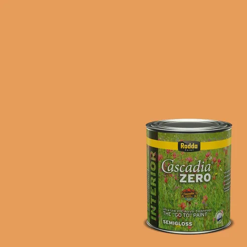 Miniatura 226 de Rodda Paint CASCADIA ZERO - Pintura plana e imprimación para interiores en uno, cuarto de galón, crema de ballet