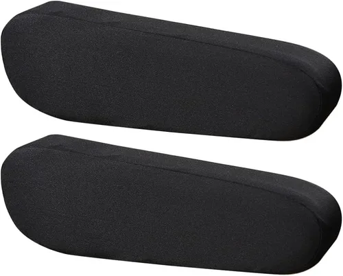 1 par de fundas de reposabrazos de asiento de tamaño universal, funda para reposabrazos de asiento delantero de automóvil, funda de repuesto de tela