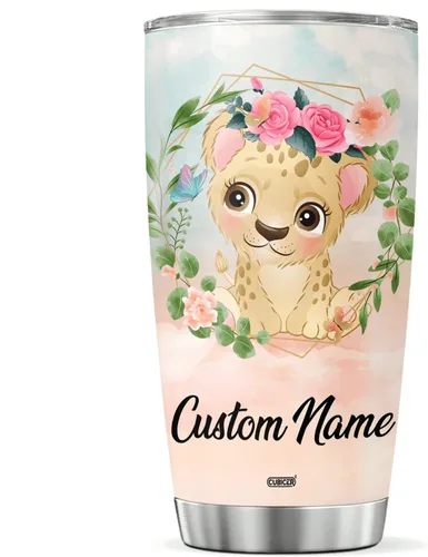 Miniatura 11 de CUBICER Vaso de café personalizado con diseño de oso y tapa aislada, regalos de Navidad para niños, mujeres y adultos, tazas de acero inoxidable