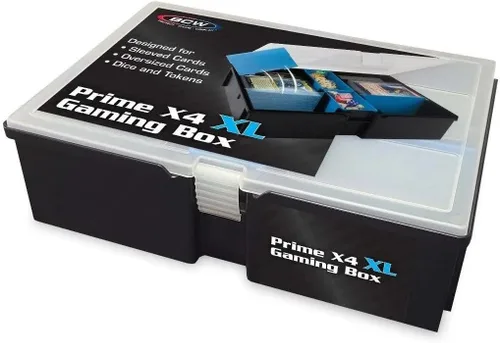 Miniatura 4 de BCW Prime X4 XL - Caja de almacenamiento de cartas para mazos y accesorios de juego, incluye divisores extraíbles y bandejas de dados, caja