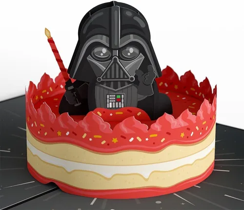 Miniatura 11 de Lovepop Star Wars™ The Death Star™ Tarjeta Desplegable de Enfrentamiento de la Estrella de la Muerte, Tarjeta 3D, Tarjeta de Cumpleaños, Tarjeta