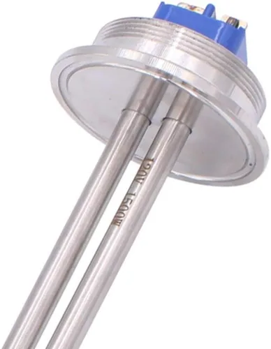 Miniatura 6 de DERNORD Calentador de agua eléctrico de 2 pulgadas (OD64) Tri-clamp 120V 1500W Foldback Elemento de calefacción con baja densidad de vatios