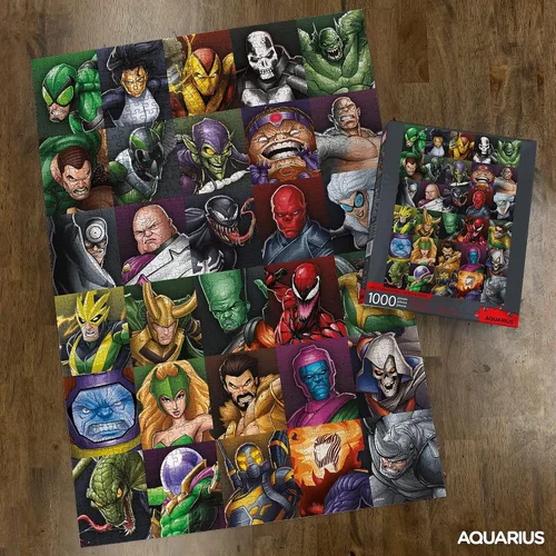 Miniatura 3 de AQUARIUS Marvel Puzzle Superheroes (rompecabezas de 1000 piezas) – Mercancía y coleccionables con licencia oficial de Marvel, sin deslumbramiento