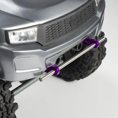 Miniatura 7 de AMK Parachoques RC de aleación de aluminio modular 1/10 RC Crawler parachoques delantero trasero Bull barras para 1/10 RC Crawler LCG Rigs construye