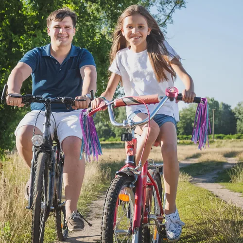 Miniatura 4 de Campana de bicicleta para niños con 2 piezas de serpentinas de bicicleta para niñas, lindos accesorios para bicicletas de niños
