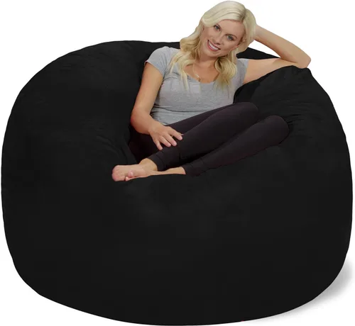 Miniatura 28 de Chill Sack Bean Bag Funda para silla, 3 pies, microgamuza - Oliva