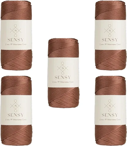 Miniatura 32 de Sensy Premium Cuerda de Poliéster de 2mm 251 Yardas Cuerda de Polipropileno 100% Cordón de Macramé 2mm Cordón para Bolsa de Ganchillo Cuerda