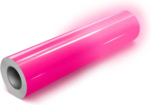VViViD DECO65 - Rollo de vinilo adhesivo permanente que brilla en la oscuridad, color rosa intenso (12 pulgadas x 50 pies)
