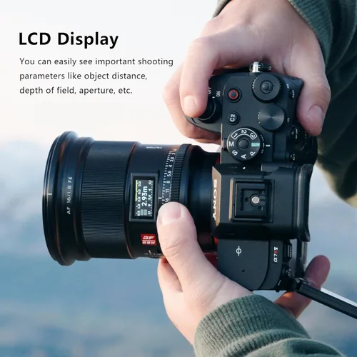 Miniatura 5 de VILTROX 16mm F1.8 f/1.8 Lente de Enfoque Automático Gran Angular FE de Montura Completa con Pantalla LCD de Nivel Profesional Compatible con Cámaras
