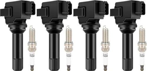 Miniatura 3 de Bobinas de la bobina de ignición y bujías UF664 del iridio para Subaru Forester 2.5L H4