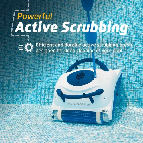 Miniatura 3 de Limpiador robotizado para piscinas Dolphin Nautilus Pool-Up hasta 26 pies - Escala paredes con cepillo de limpieza