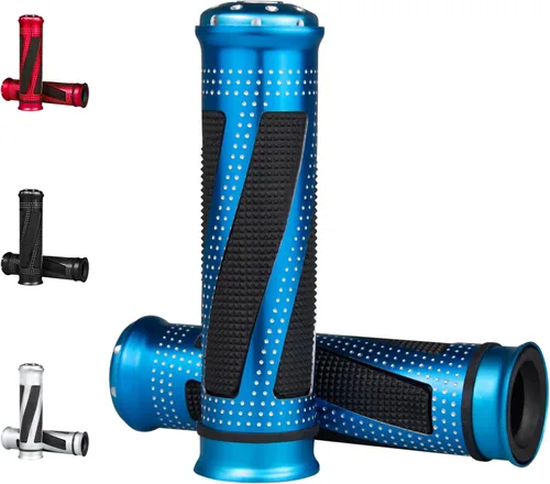 Empuñaduras universales para manillar de motocicleta para motocicletas con agarre izquierdo de 7/8 pulgadas y 1 pulgada derecha, disponibles en una