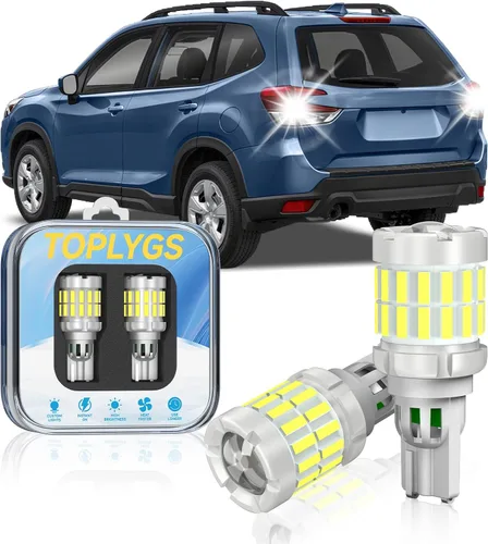 Miniatura 8 de Bombilla 912 921 compatible con Subaru 2005-2025 Outback Bombilla de luz de reversa, 6000K blanco, repuesto de bombilla LED T15 OEM super brillante