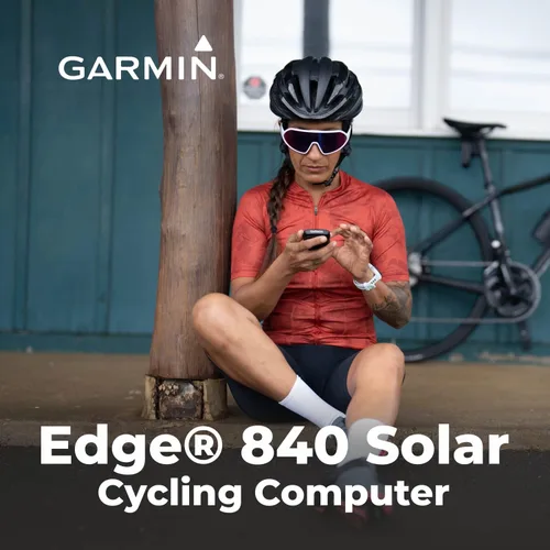 Miniatura 5 de Garmin Edge 840 Solar GPS Ciclismo Computadora, pantalla táctil, controles de botón, navegación avanzada con paquete E-Bank