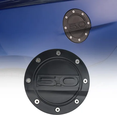 Tapa del depósito de combustible para Ford Mustang GT, puertas de tanque de gasolina con logotipo, piezas de repuesto compatibles con Ford Mustang