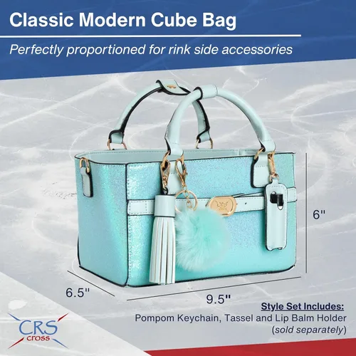 Miniatura 57 de CRS Cross Rink Side Tote. Ice Skating Accessory Bag-Figure Skating, Roller, Inline Skaters, Dance, Cheer.Organizes Guards Water Bottle Phone