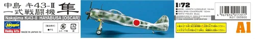 Miniatura 5 de Hasegawa 1:72 Escala KI-43-11 Oscar Hayabusa Modelo Kit
