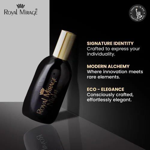 Miniatura 5 de Royal Mirage Night Eau de Colonia – Spray de fragancia de almizcle floral y en polvo de primera calidad – 4.1 fl oz (4 onzas) EDC de larga duración