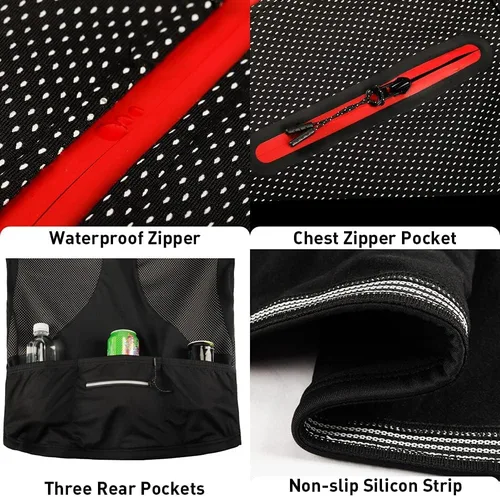 Miniatura 2 de Chaqueta de ciclismo para hombre, forro polar térmico, resistente al viento, transpirable, para ciclismo de montaña, softshell
