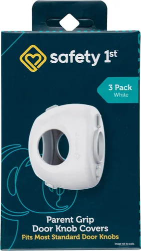 Miniatura 6 de Safety 1st Parent Grip - Fundas para pomo de puerta, color blanco, talla única (HS3260600), el embalaje puede variar (paquete de 8)