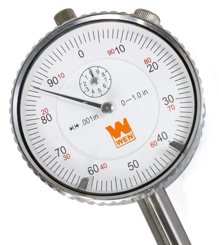 Miniatura 3 de WEN 10703 Indicador de cuadrante de precisión de 1 pulgada con resolución de 0.001 pulgadas