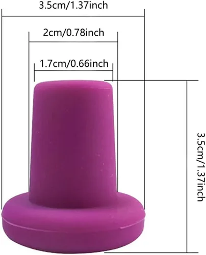 Miniatura 3 de Paquete de 4 tapones de vino selladores de vino a prueba de fugas, reutilizables, corchos de silicona, tapones para bebidas, tapas superiores