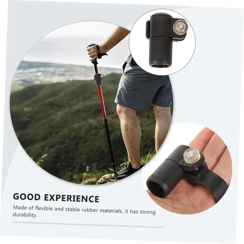 Miniatura 7 de Hebilla de cierre de poste de trekking para bastones de caminar fácil de instalar, cerradura externa compatible con varios bastones de senderismo